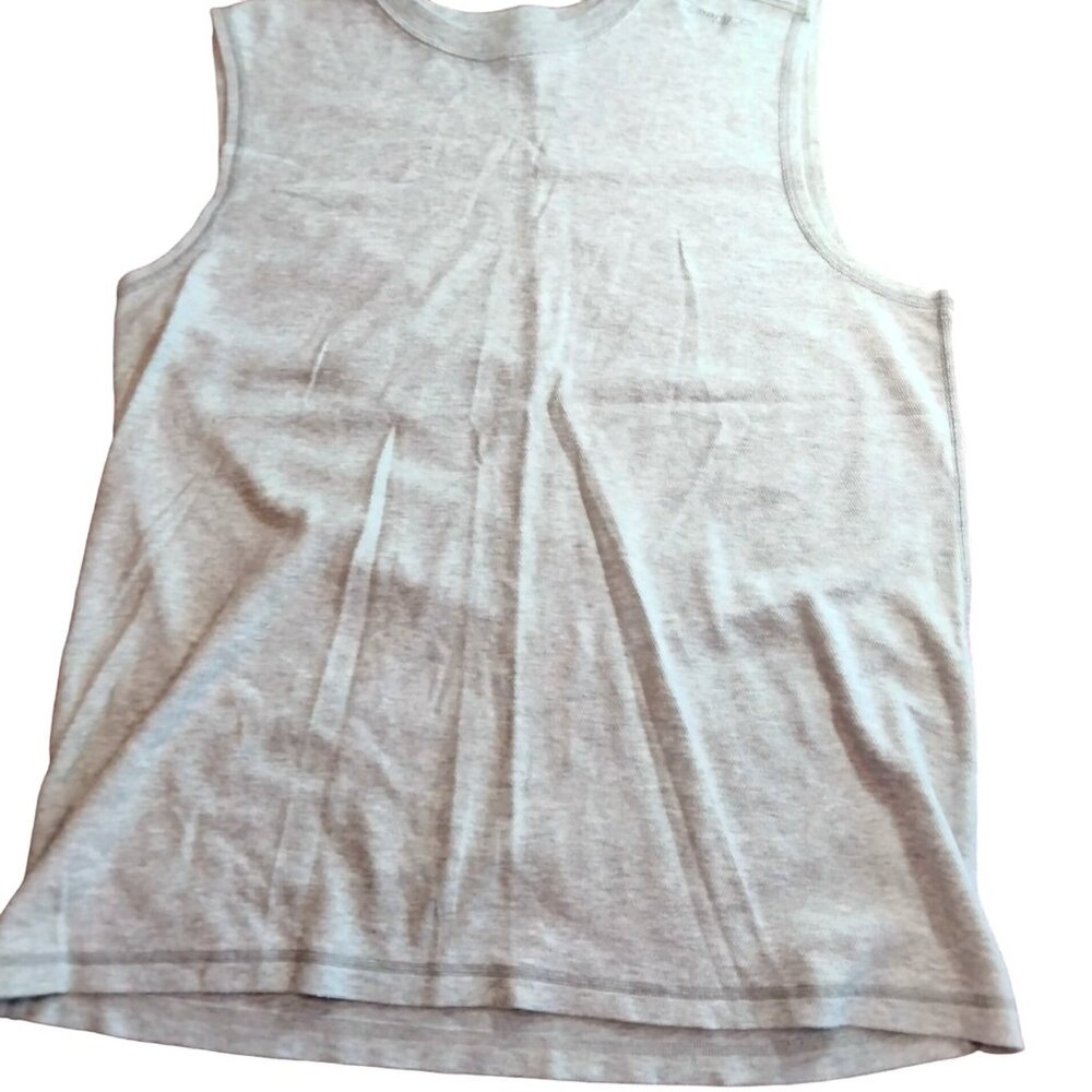 Speedo Tank Top Mens L Large Gray Sleeveless Shirt